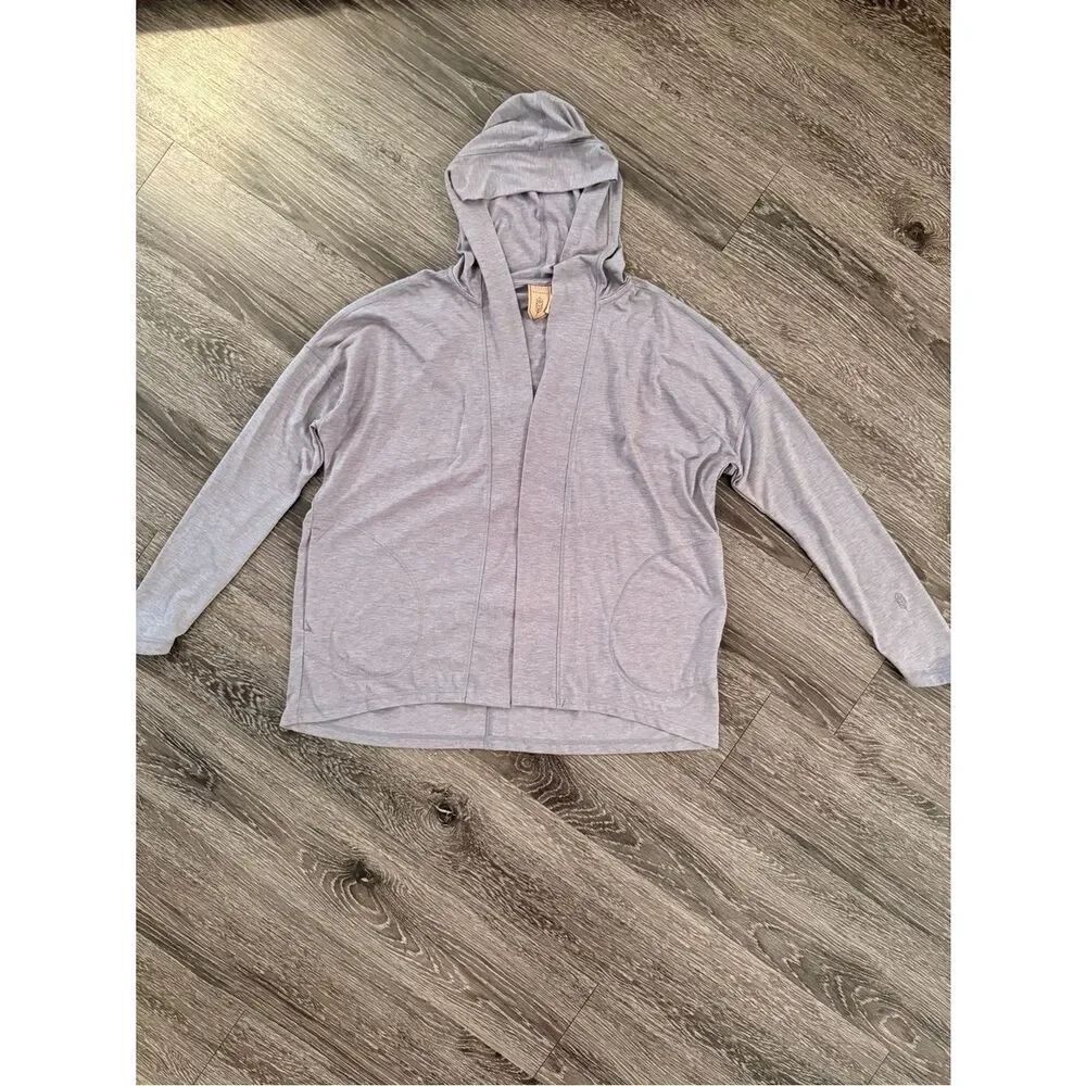 INDYGENA Akoro Open Front with Hood Athleisure Heather Gray